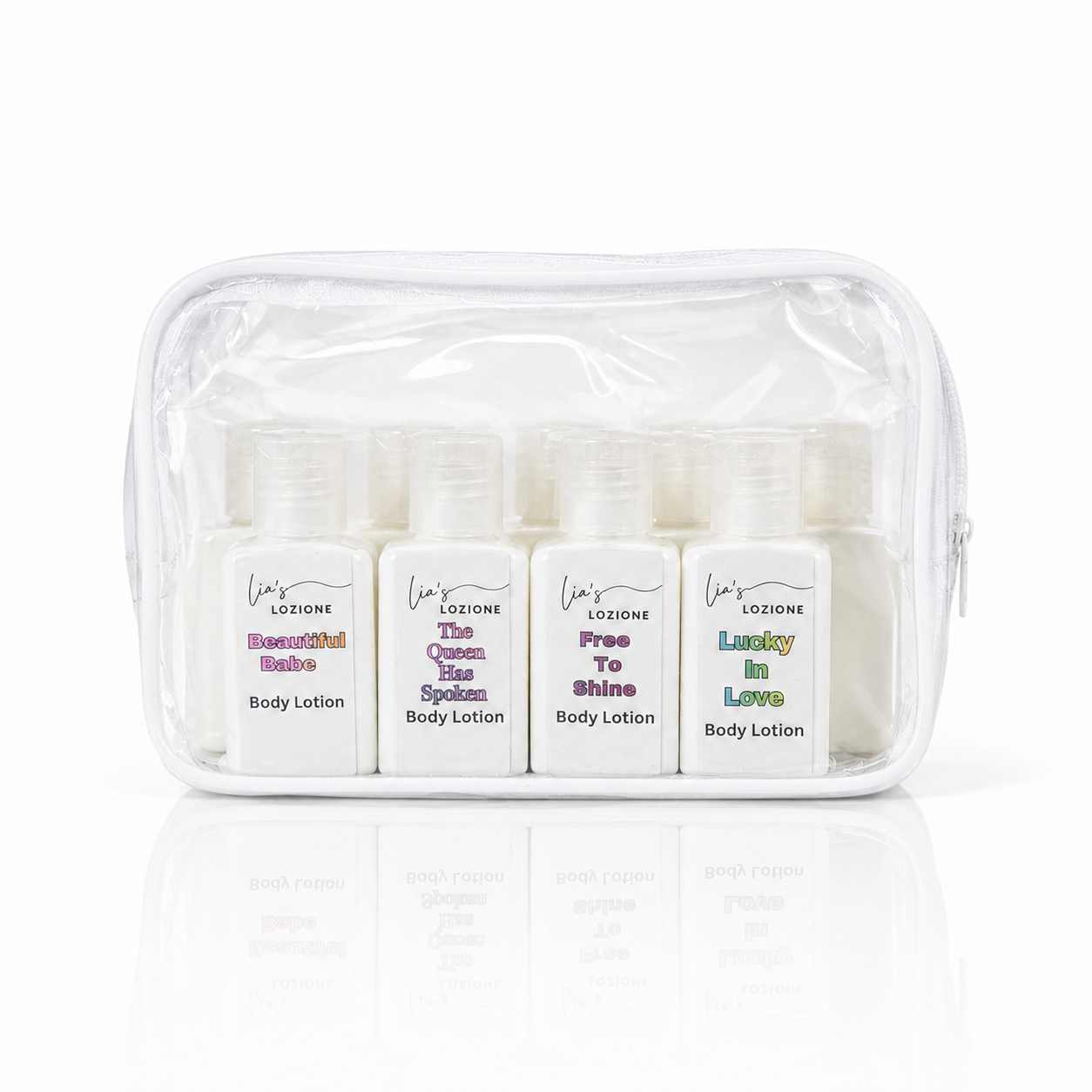 Body Lotion Discovery Set with Cosmetic Travel Bag - Image 4