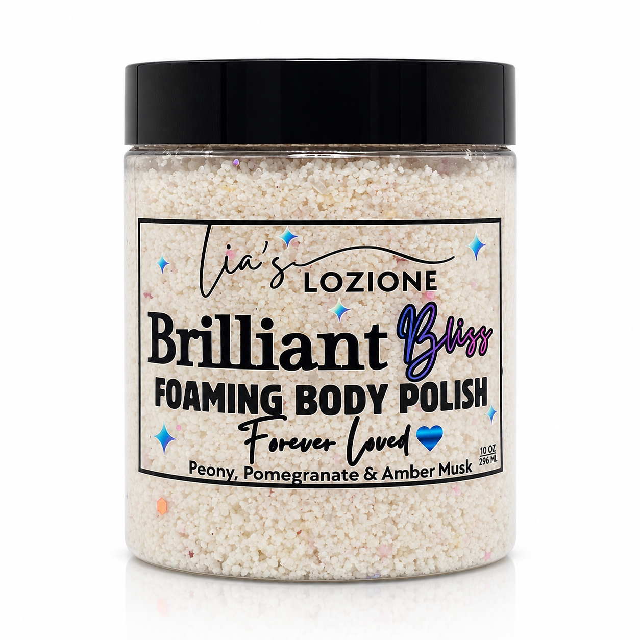 Brilliant Bliss 10 OZ, JAR of Body Polish, Studio Picture