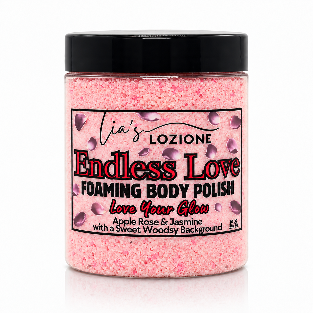 Endless Love 10 OZ, JAR of Body Polish, Studio Picture