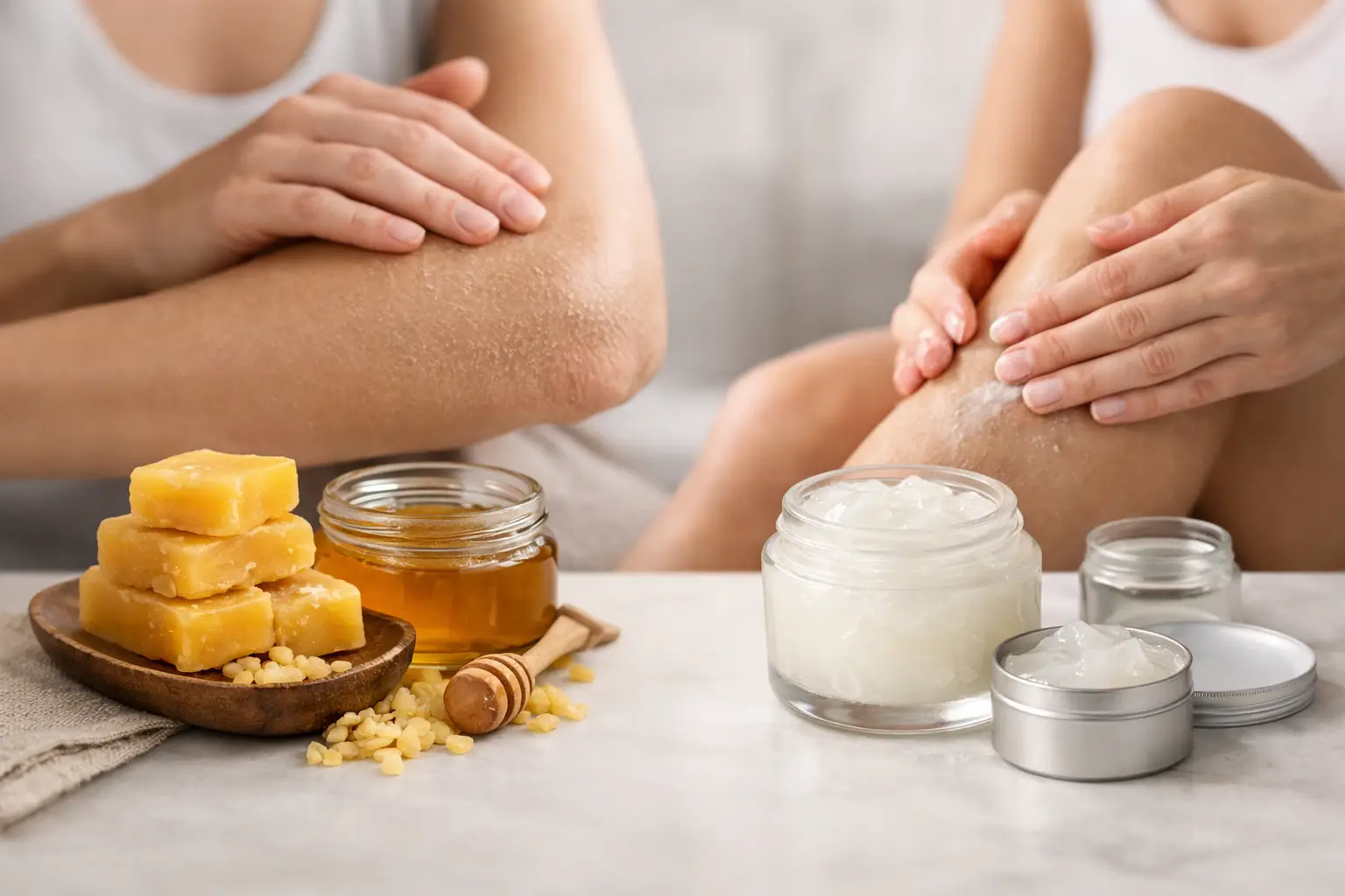 Beeswax vs Petroleum Jelly for Deeply Dry Skin